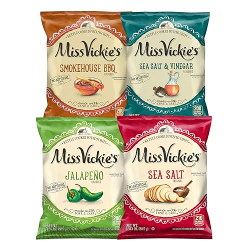 28 Pack Miss Vickie's Kettle Cooked Chips Variety
