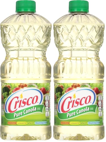 2 Pack Crisco Pure Canola Oil 40 fl oz