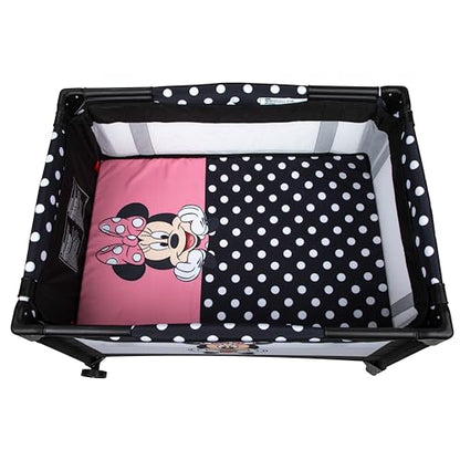 UPDATE: DEAD!  Disney Baby® 3D Ultra Play Yard with Bassinet and Storage Bag, Peeking Minnie