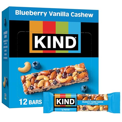 12 Count KIND Blueberry Vanilla Cashew Protein Bars