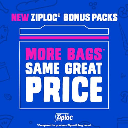 50 Pack Ziploc Grip 'n Seal Storage Bags