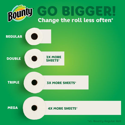 Bounty Select-A-Size Paper Towels, 8 Triple Rolls = 24 Regular Rolls