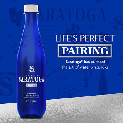 Saratoga Spring Water, 6 Pack, 16 Fl Oz