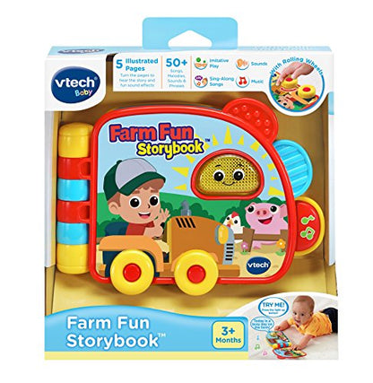 VTech Farm Fun Storybook, 3 months to 18 months, Red