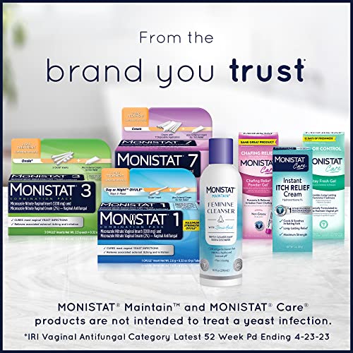 Monistat Instant Itch Relief Cream for Women, Maximum Strength Feminine Itch Care, 1 oz