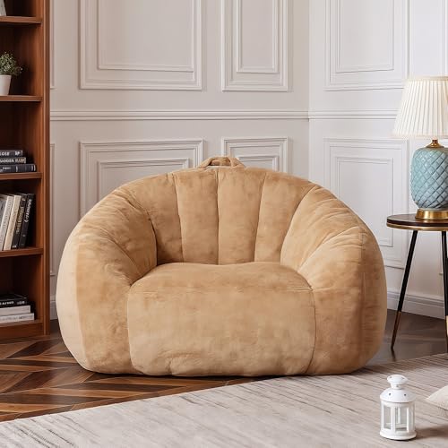 Plush Ergonomic Bean Bag Chair Lounger