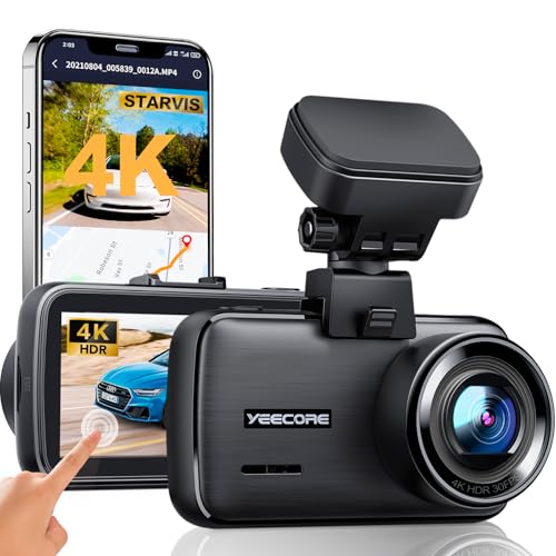 4K WiFi GPS Touchscreen Dash Cam