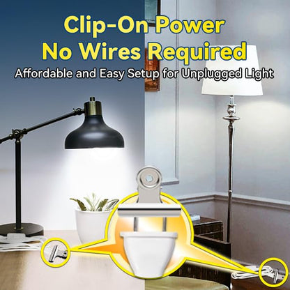 Rechargeable Emergency Light Bulbs, 2600mAh Backup