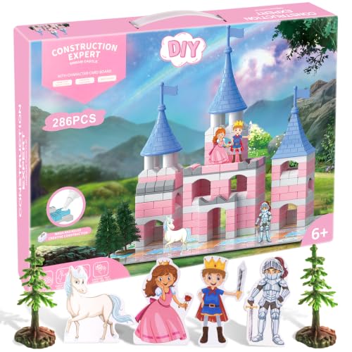 286 Piece Princess Castle Building Block Kit