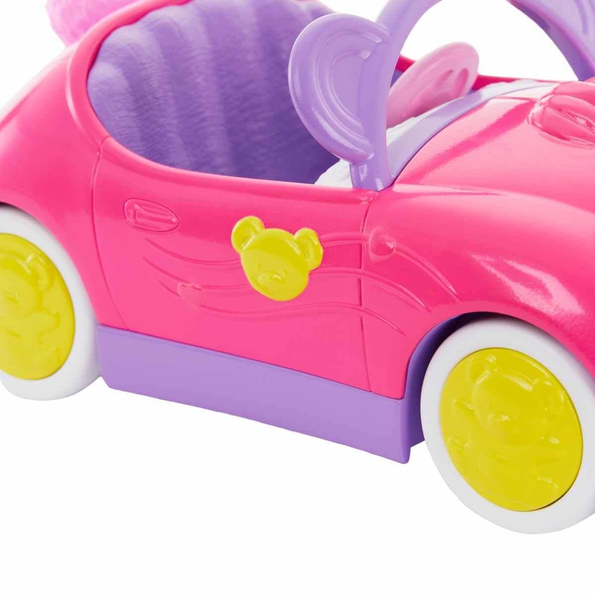 Barbie Chelsea Convertible Car Toy with Teddy Bear