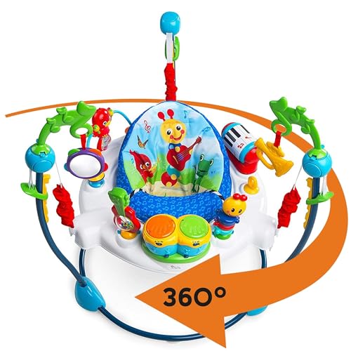 Baby Einstein Neighborhood Symphony Activity Jumper Infant Entertainer with Lights and Melodies, Age 6 months +, Max weight 25 lbs., Unisex