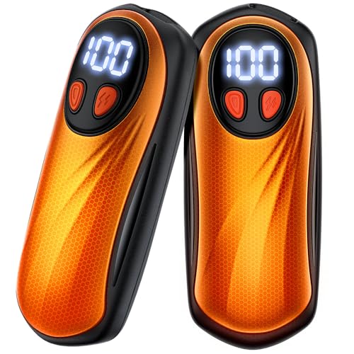 2 Pack Rechargeable 6000mAh Electric Hand Warmers