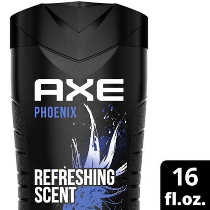 UPDATE: ALIVE AGAIN 🔥 AXE Body Wash Phoenix 4 Count 12h Refreshing Scent Crushed Mint & Rosemary Men's Body Wash with 100% Plant-Based Moisturizers 16 oz