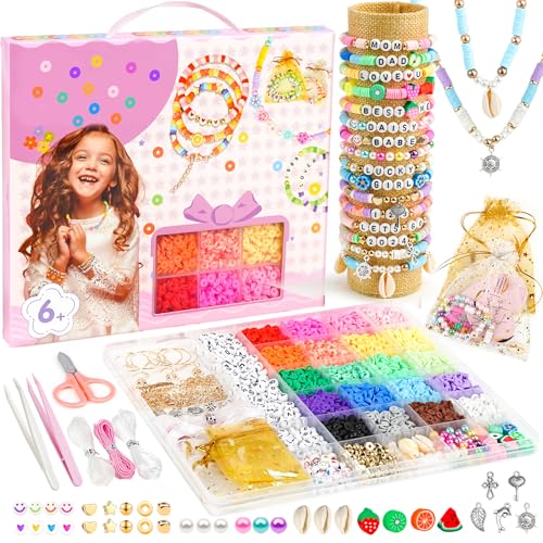 Bracelet Making Kit with Beads and Charms