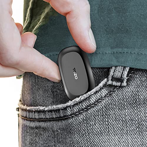 TOZO A1 Mini Wireless Earbuds Bluetooth 5.3 in Ear Light-Weight Headphones Built-in Mic Calls, IPX5 Waterproof, Immersive Premium Sound Connection Headset with Charging Case, 32 Preset EQs via APP