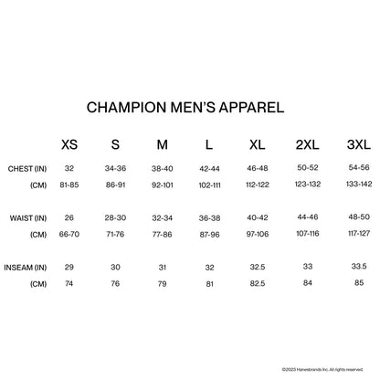 Champion Men's Powerblend Fleece Hoodie Sweatshirt