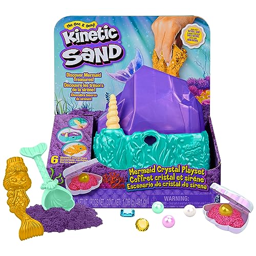 Kinetic Sand Mermaid Crystal Sensory Playset