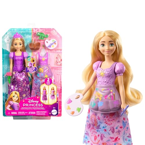 Mattel Disney Rapunzel Doll 2 Outfits 9 Accessories