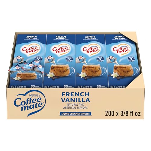 200 Count Coffee Mate French Vanilla Coffee Creamer Singles