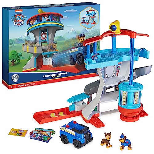 Paw Patrol Lookout Tower Playset with Chase Figures
