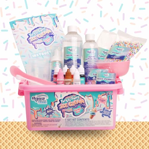 Aqua Turtle Swirl Ice Cream DIY Slime Kit