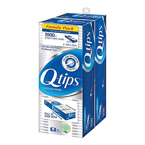 2 Pack Q-tips 500 Swabs
