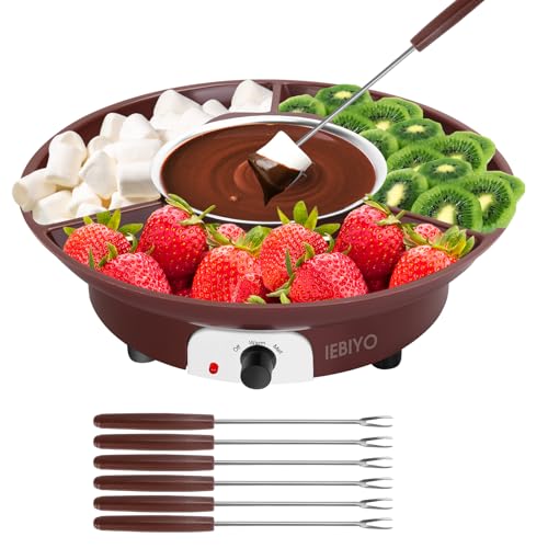 Electric Chocolate Fondue Melting Pot Set