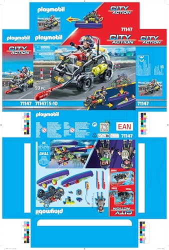 Playmobil Tactical Police All-Terrain Quad Vehicle