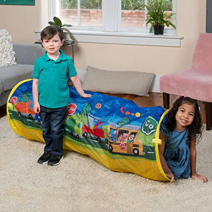 Cocomelon Tunnel for Toddlers Pop Up Play Tunnel Tent for Kids to Crawl Through | Collapsible and Portable Toy
