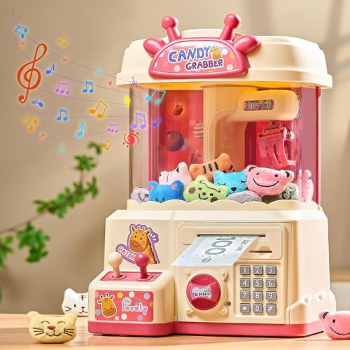 25 Pack Large Claw Machine Toy with Music Light