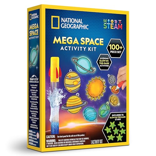 Mega Glow-in-the-Dark Space Science Activity Kit