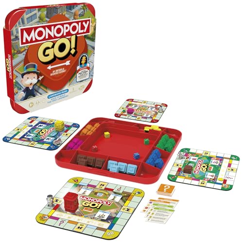 Monopoly GO! Family Board Game for 2-4 Players