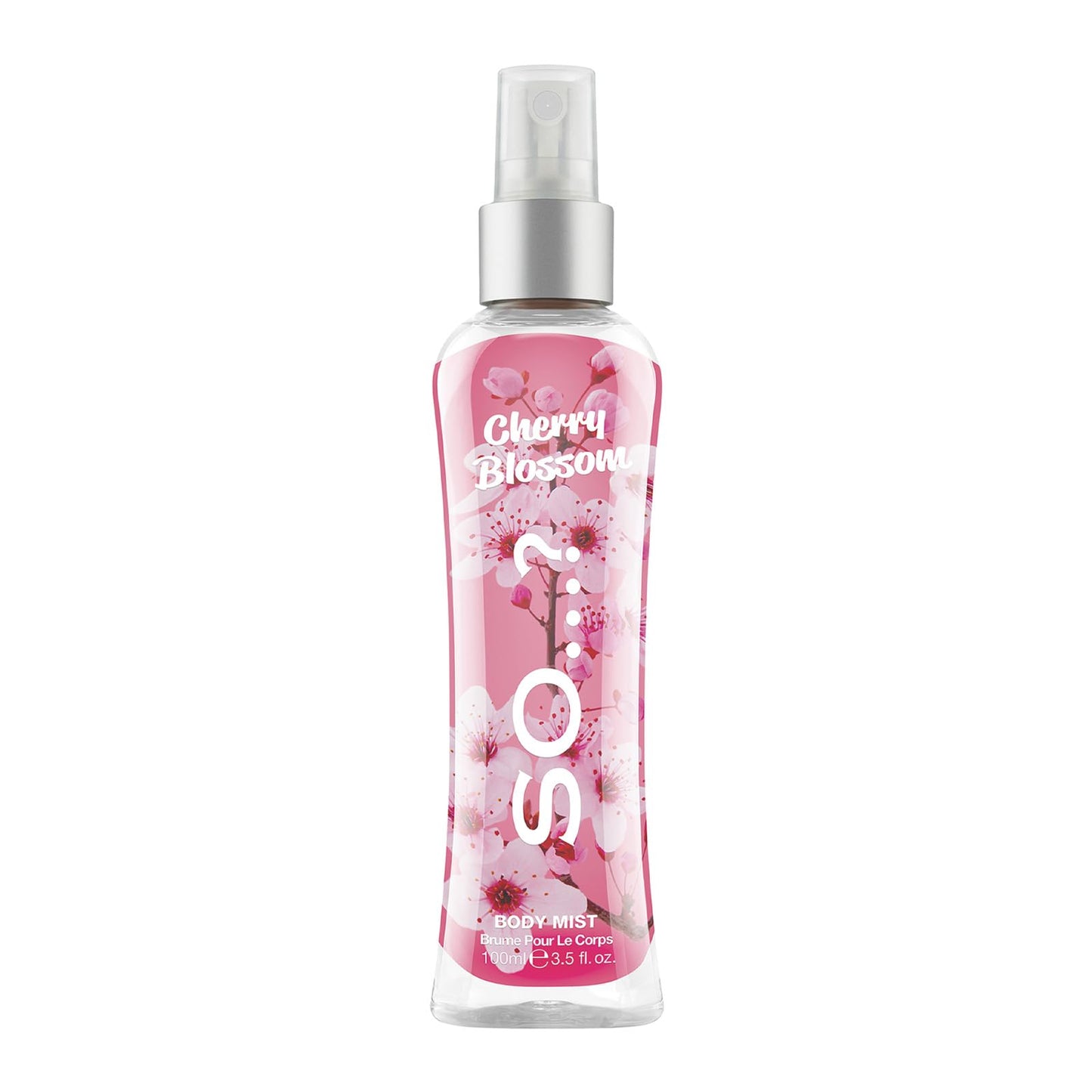 So…? Cherry Blossom Body Mist Floral Perfume for Women - Peach, Rose, Cedarwood Notes - Body Spray for Women - Gifts for Women - 3.5 oz