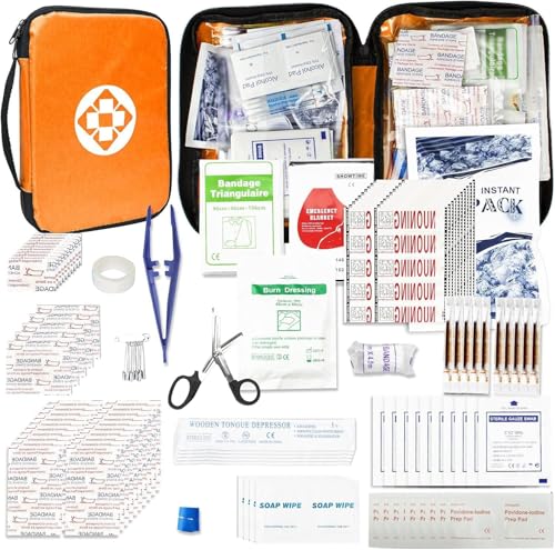300 Piece Portable First Aid Kit Refill Supplies