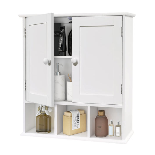 Bathroom Wall Cabinet with Adjustable Shelves