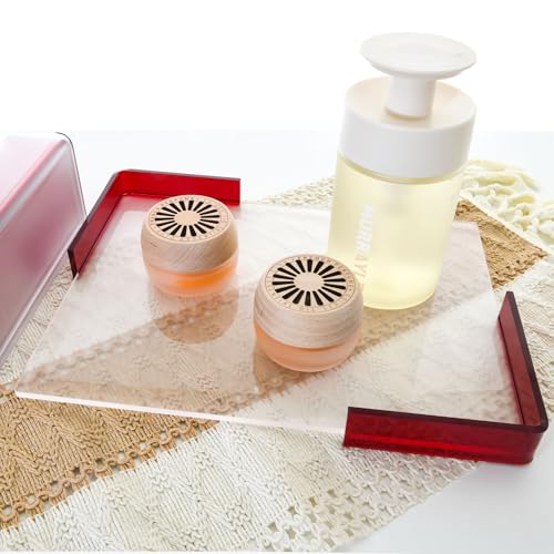 9x12 Acrylic Serving Tray with Handles