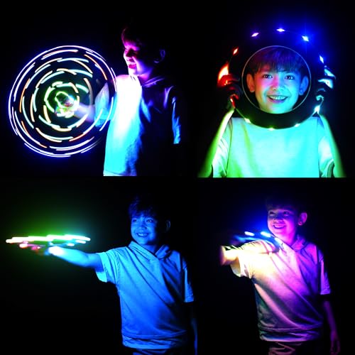 TOSY LED Flying Ring Frisbee - 2-Pack