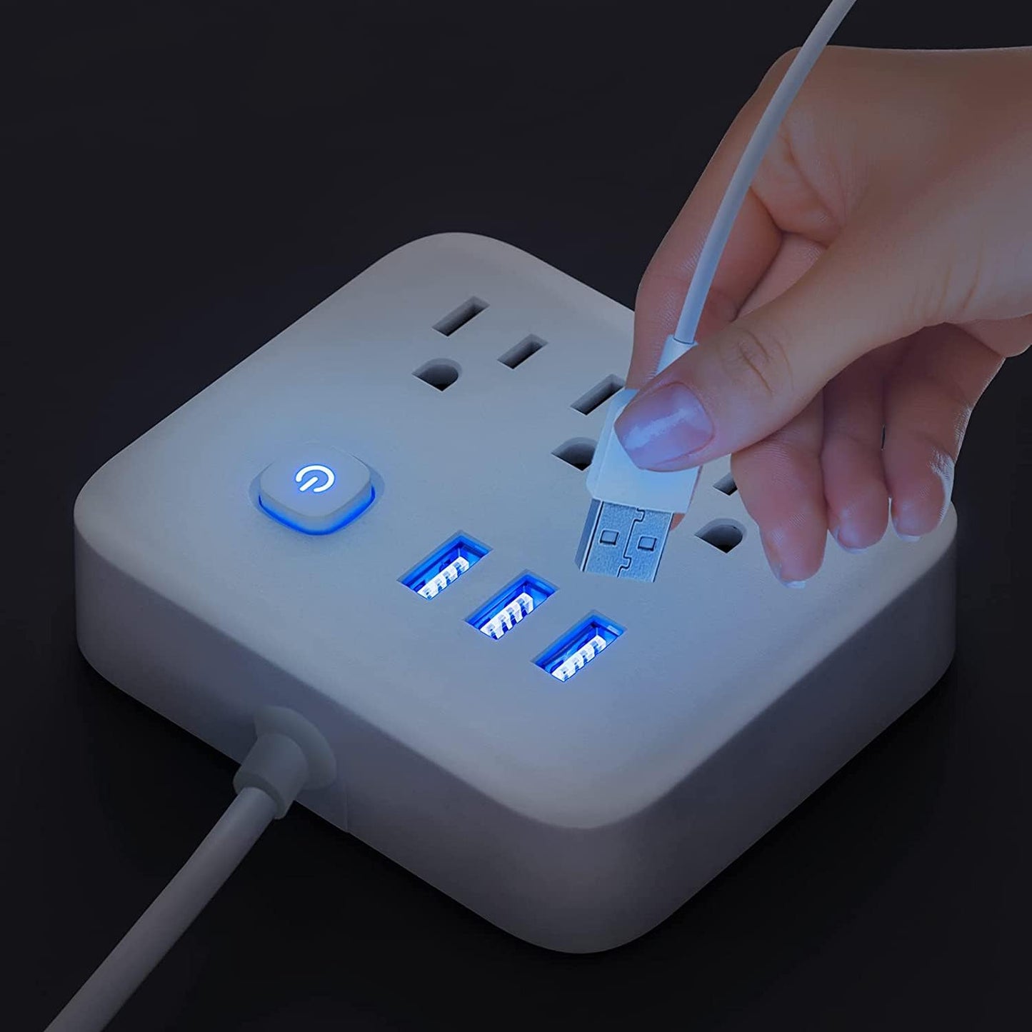 Surge Protector Power Strip with USB Ports