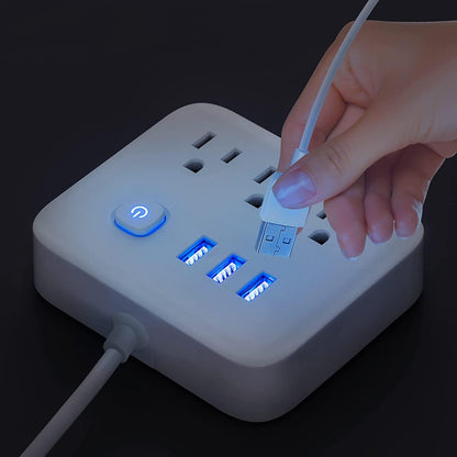 Surge Protector Power Strip with USB Ports