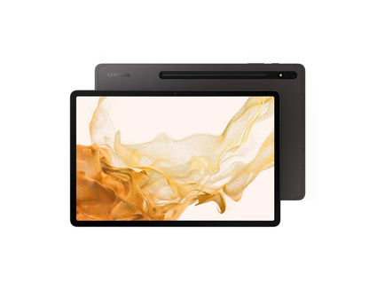 SAMSUNG Galaxy Tab S8+ 12.4” 128GB WiFi 6E Android Tablet, Large AMOLED Screen, S Pen Included, PC Experience, Ultra Wide Camera Records 4K Video, Long Lasting Battery, US Version, 2022, Graphite