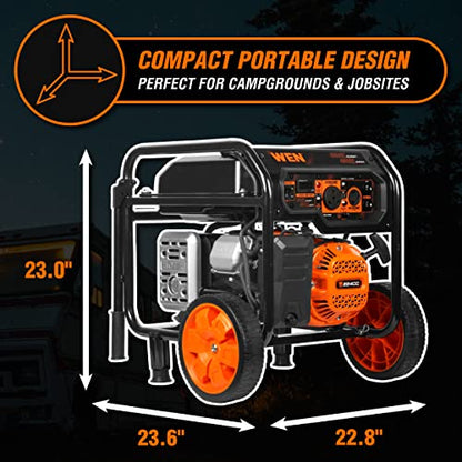 UPDATE: DEAD ❗ WEN 5600-Watt Portable Generator, 224cc, Transfer-Switch and RV-Ready (GN5600)