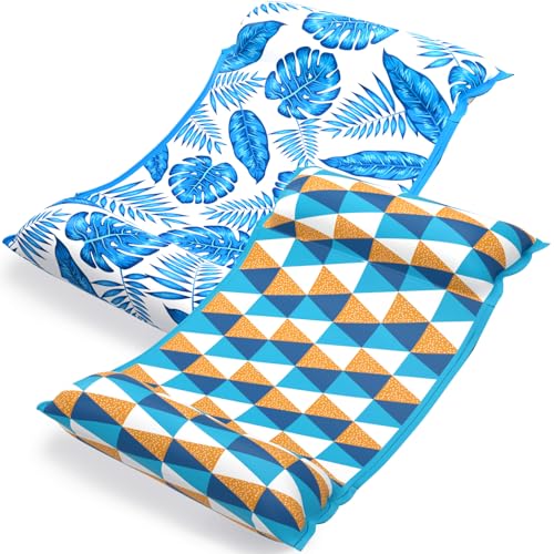 2 Pack Inflatable Water Hammock Pool Floats