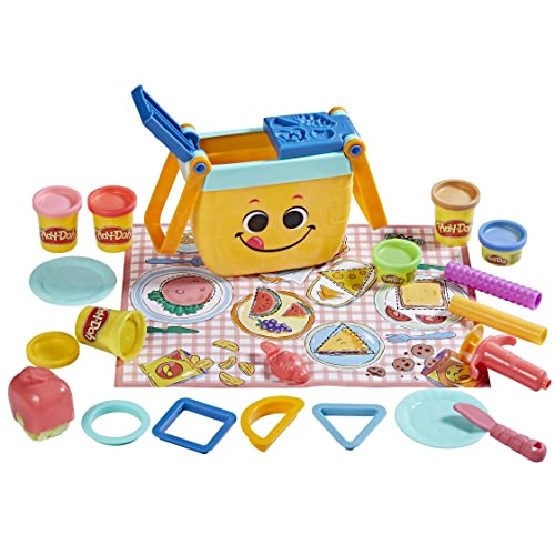 Play-Doh Picnic Shapes Starter Set, 12 Tools, 6 Pack