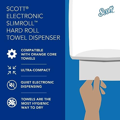Scott Slimroll Towel Dispenser, Black, Automatic