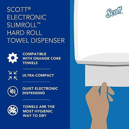 Scott Slimroll Towel Dispenser, Black, Automatic