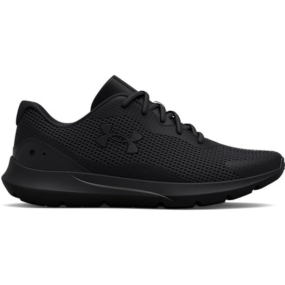 Under Armour Men's Surge 3, Black/Black, 10 Medium US