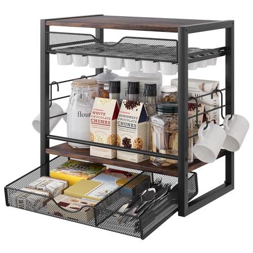 70 Capsule Coffee Pod Holder 3-Tier Organizer Drawer