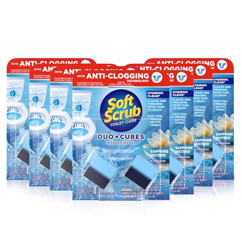 7 Pack Soft Scrub In-Tank Toilet Cleaner Duo-Cubes