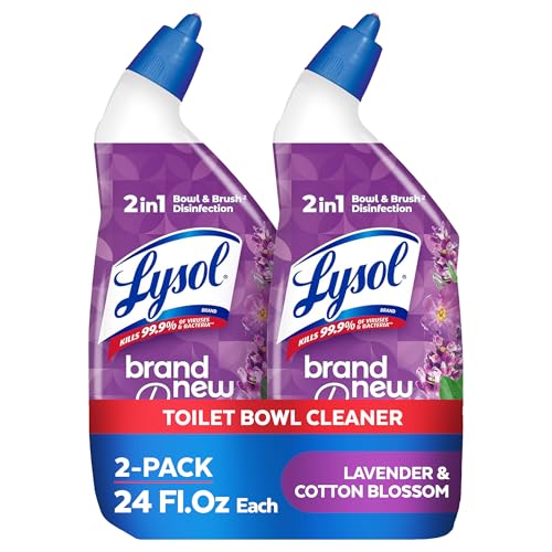 2 Pack Lysol Toilet Bowl Cleaner Gel 24oz