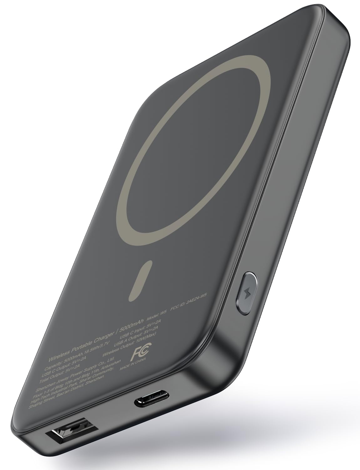 HAIARA 5000mAh MagSafe Wireless Power Bank